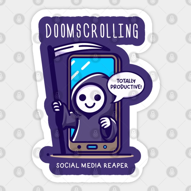 DOOMSCROLLING Sticker by Fabrik